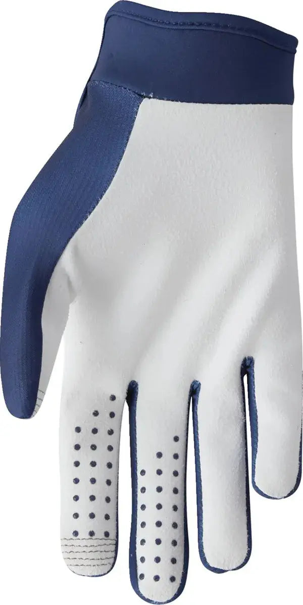 Thor Launchmode Textile Gloves Navy / White - FREE UK Shipping, FREE 365 Day Returns | Moto Central