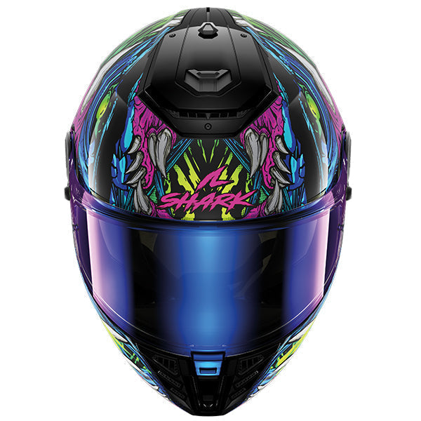 Shark Spartan RS Shaytan Black / Green / Violet