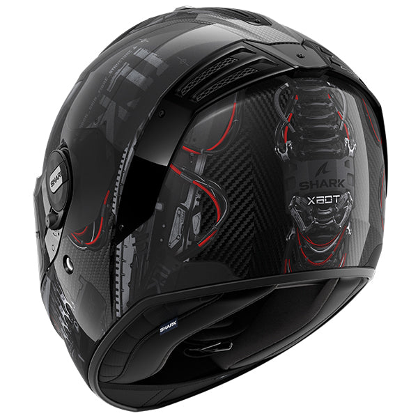 Shark Spartan RS Carbon Xbot Black / Anthracite / Red