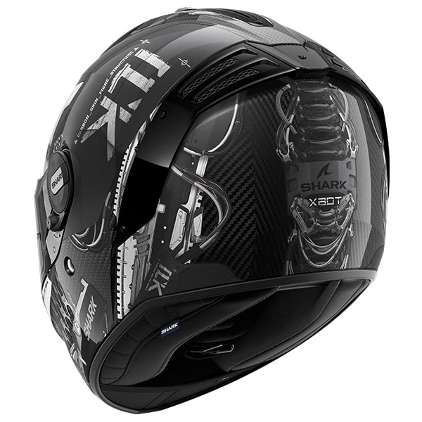Shark Spartan RS Carbon Xbot Black / Anthracite / Silver