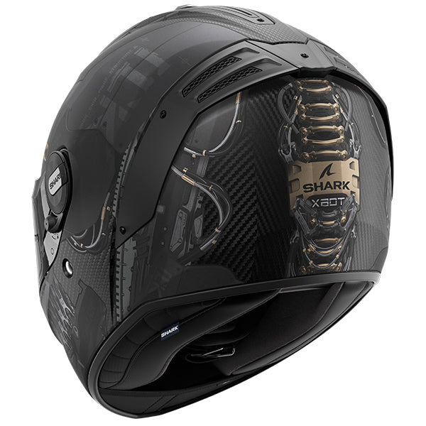 Shark Spartan RS Carbon Xbot Black / Anthracite / Gold