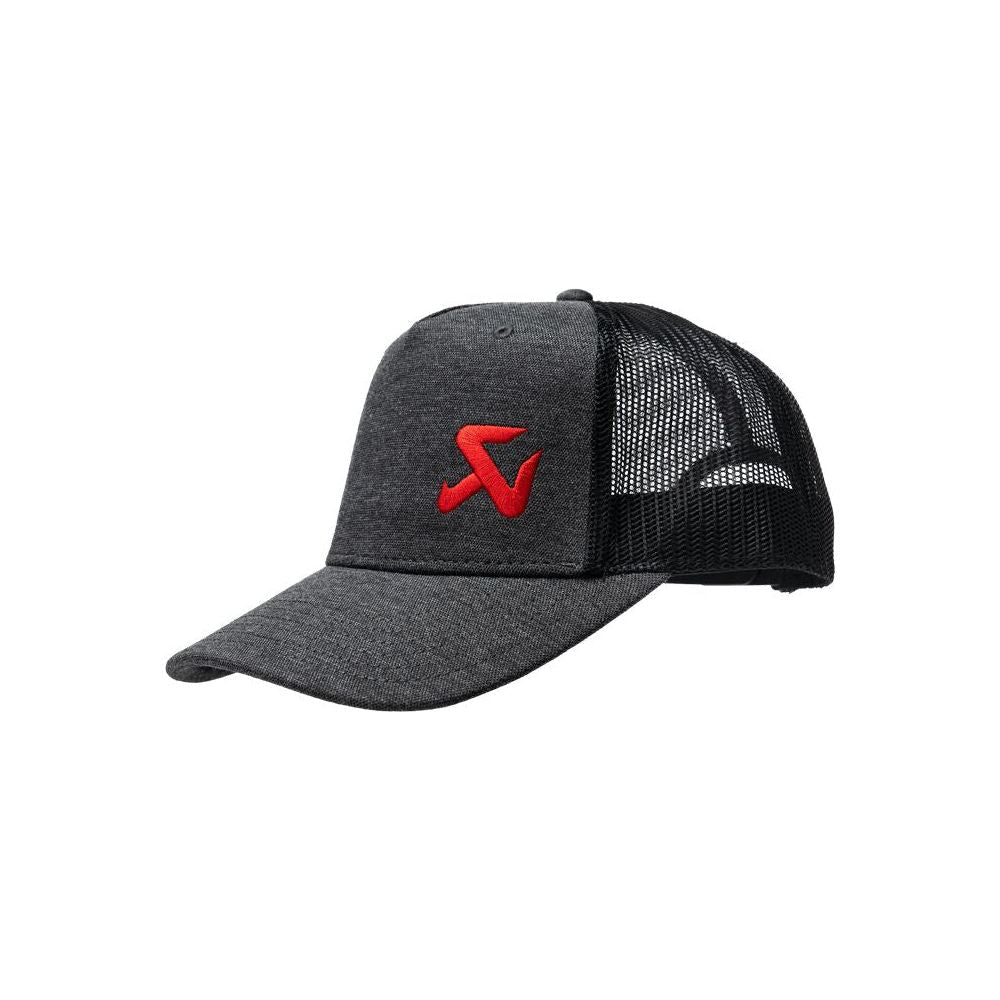 Akrapovic Logo Trucker Hat Black / Dark Grey
