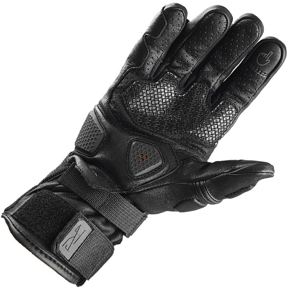 Richa Tasmania Pro Gloves Black - FREE UK Delivery, FREE 365 Day Returns | Moto Central