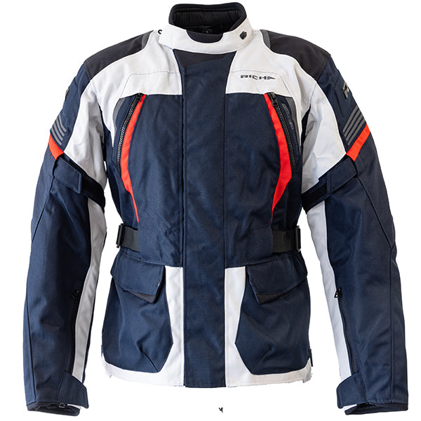 Richa Phantom 3 Ladies Touring Textile Jacket Navy / Grey / Red  - FREE UK Shipping, FREE 365 Day Returns | Moto Central