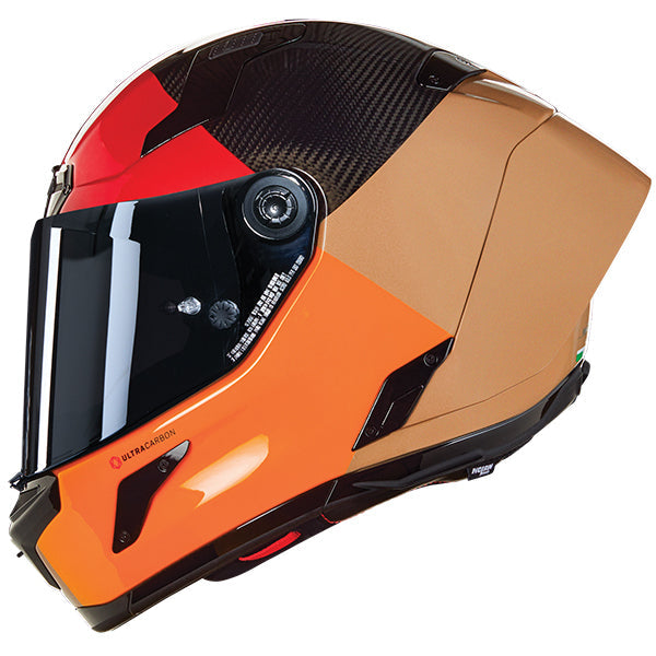 Nolan X-804 RS Blocco Carbon / Orange / Red