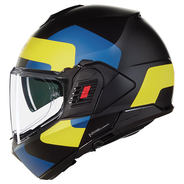 Nolan N120-1 Omocromo Modular Black / Yellow / Blue