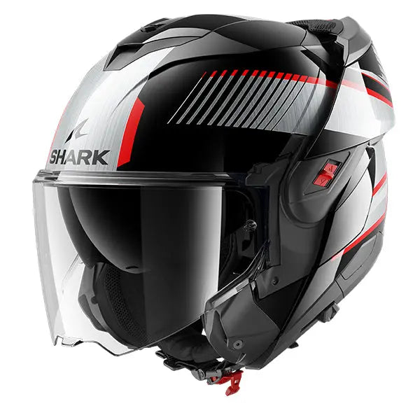Shark OXO Sikter Black / Anthracite / Red - FREE UK Shipping, FREE 365 Day Returns | Moto Central