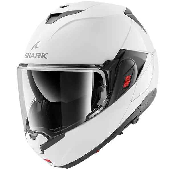 Shark OXO Helmet Blank White  - FREE UK Shipping, FREE 365 Day Returns | Moto Central