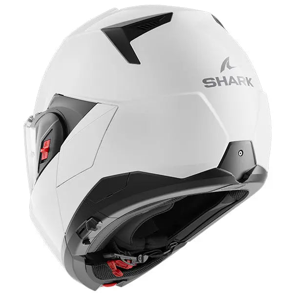 Shark OXO Helmet Blank White - FREE UK Shipping, FREE 365 Day Returns | Moto Central
