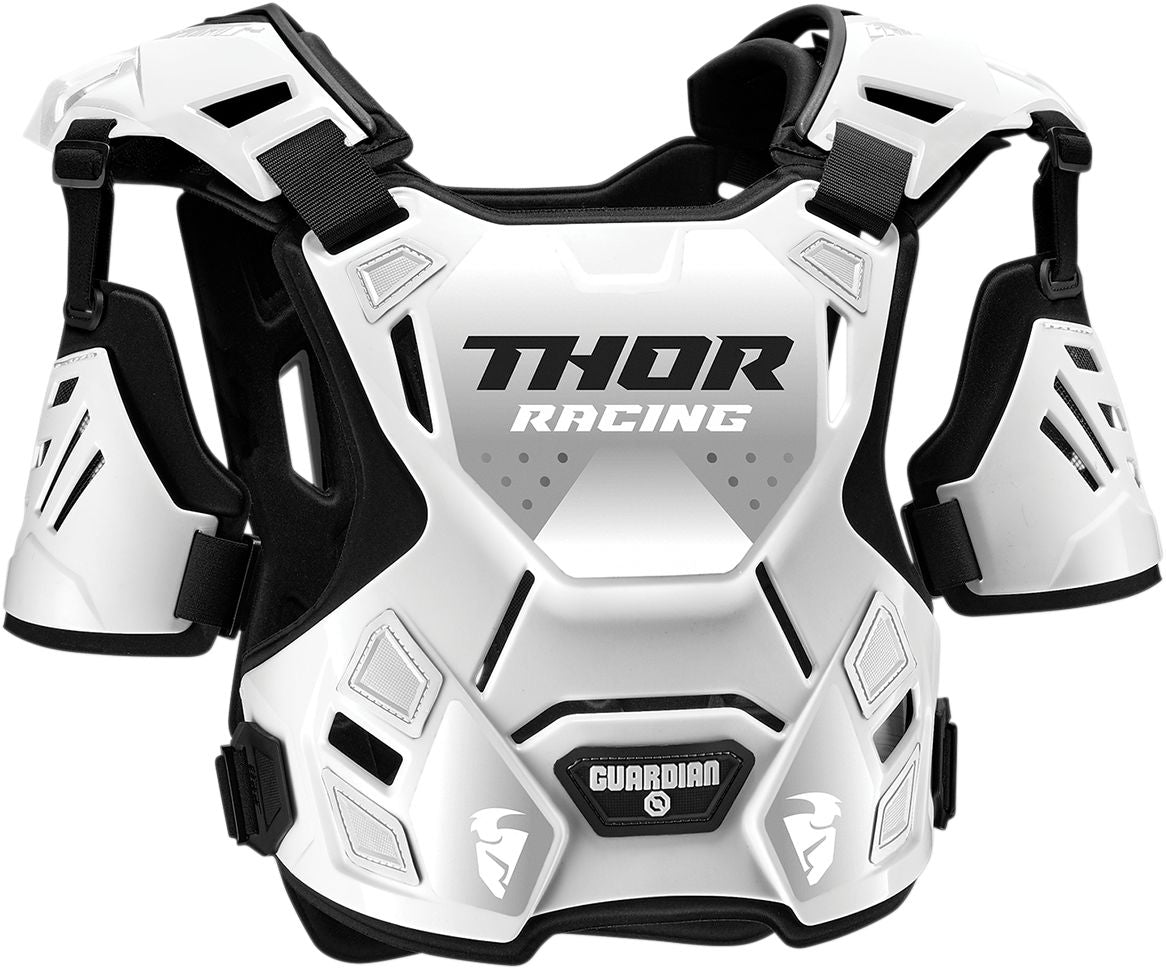 Thor Guardian Youth Chest Protector White / Black