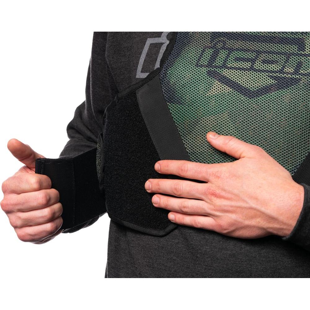 Icon Field Armor Softcore Vest Black / Camo Green