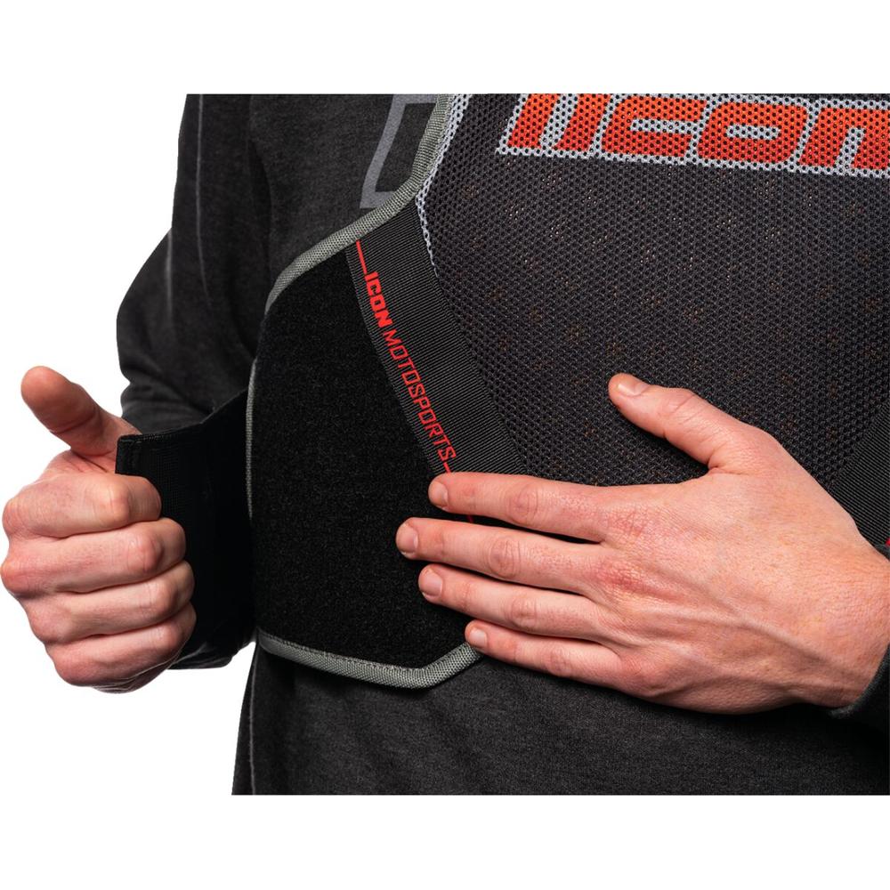 Icon Field Armor Softcore Vest Black / Grey / Red