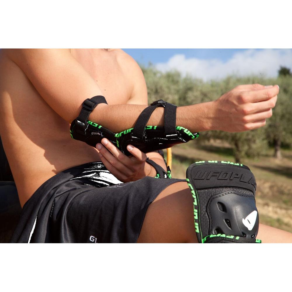 UFO Mokaite Elbow Guard Black