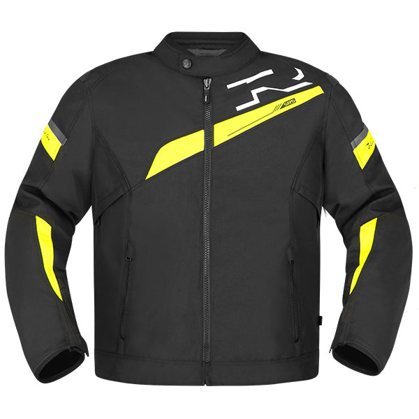 Richa Gotham 3 Waterproof Textile Jacket Black / Fluo Yellow - FREE UK Shipping, FREE 365 Day Returns | Moto Central
