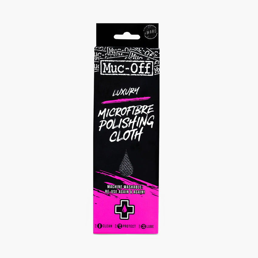 Muc-Off Luxury Microfibre Polishing Cloth Grey