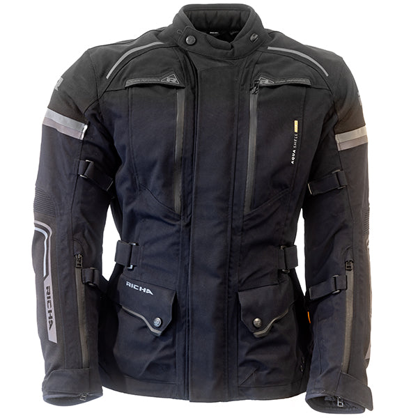 Richa Infinity Prime Laminated Textile Jacket Black - FREE UK Shipping, FREE 365 Day Returns | Moto Central