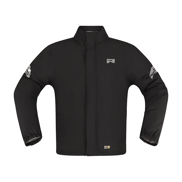 Richa Rain Stretch 2L Over Hoodie Black  - FREE UK Shipping, FREE 365 Day Returns | Moto Central