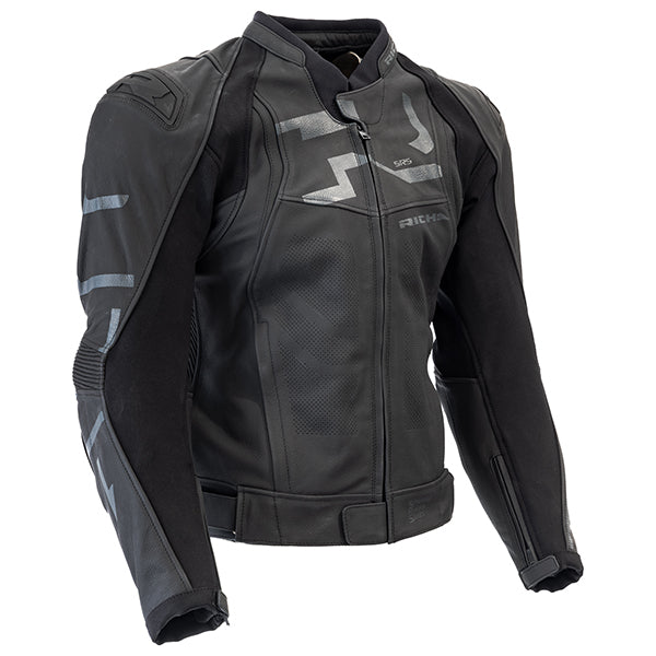 Richa Stradale Leather Jacket Black - FREE UK Shipping, FREE 365 Day Returns | Moto Central