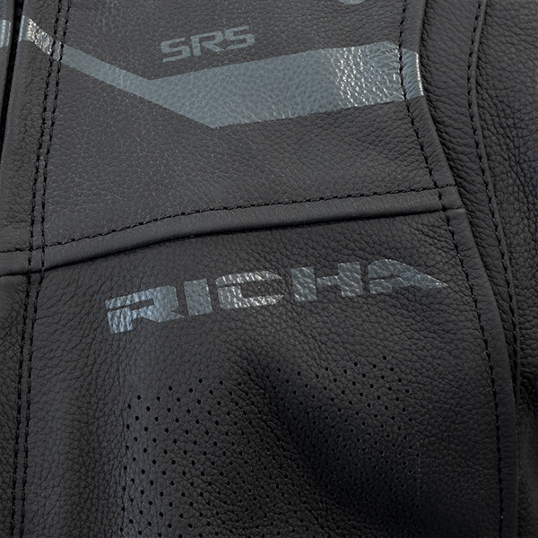 Richa Stradale Leather Jacket Black - FREE UK Shipping, FREE 365 Day Returns | Moto Central