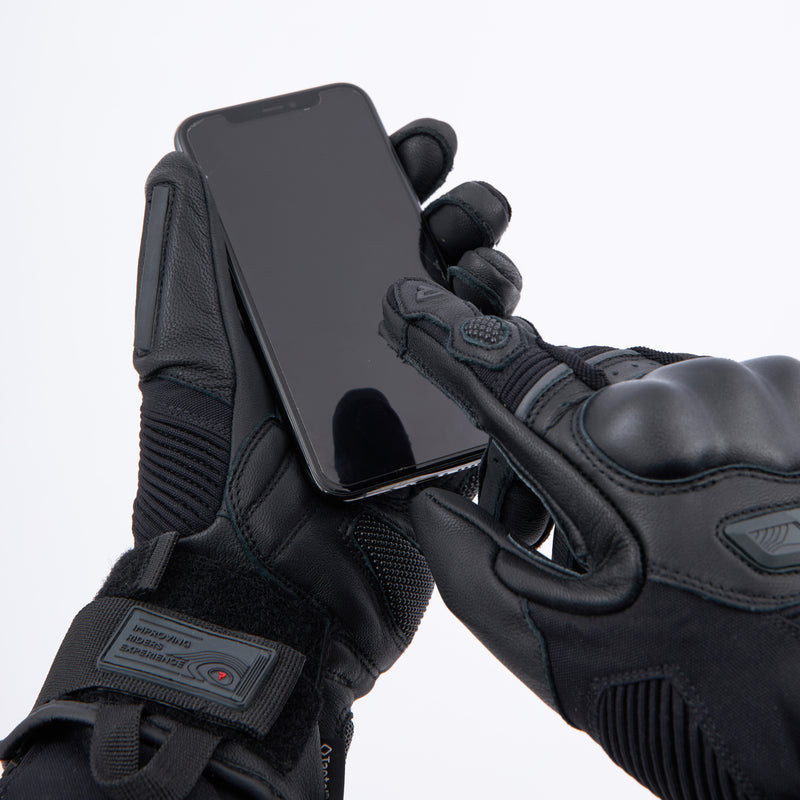 Rebelhorn Range Gloves Black FREE UK Delivery, FREE 365 Day Returns | Moto Central