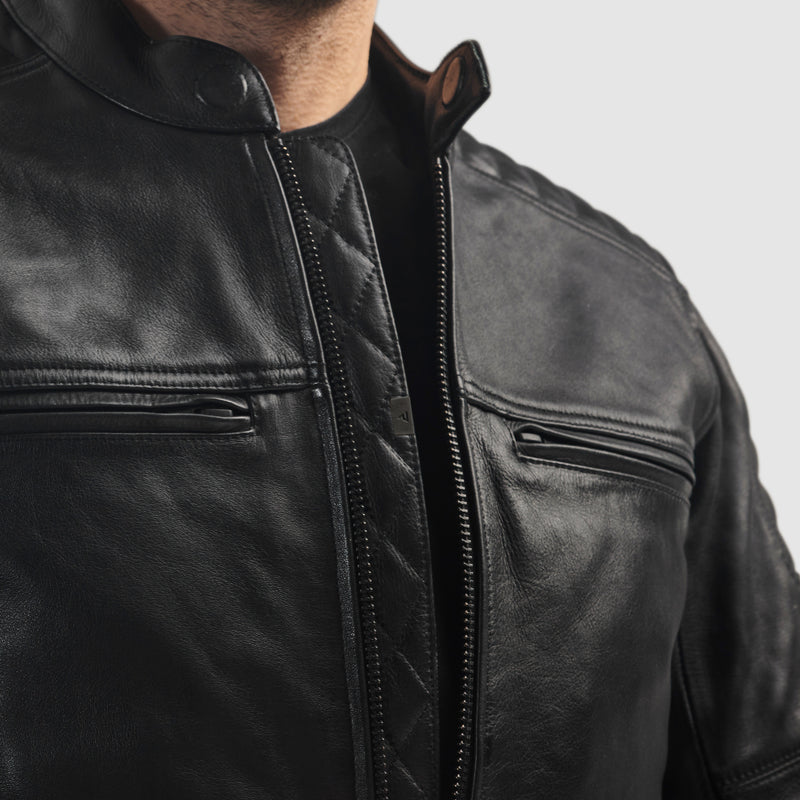Rebelhorn Hunter 2 Leather Jacket Black FREE UK Delivery, FREE 365 Day Returns | Moto Central