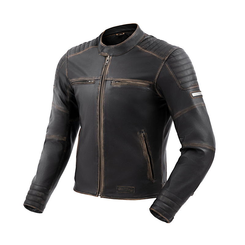 Rebelhorn Hunter 2 Leather Jacket Vintage Brown FREE UK Delivery, FREE 365 Day Returns | Moto Central