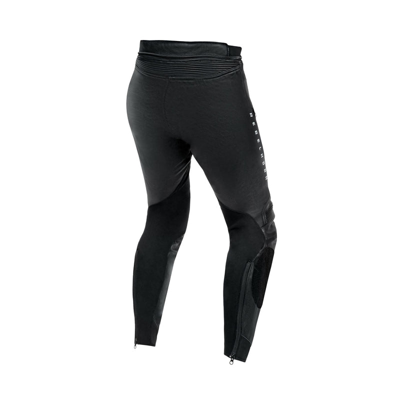 Rebelhorn Veloce Leather Trouser Black / White FREE UK Delivery, FREE 365 Day Returns | Moto Central