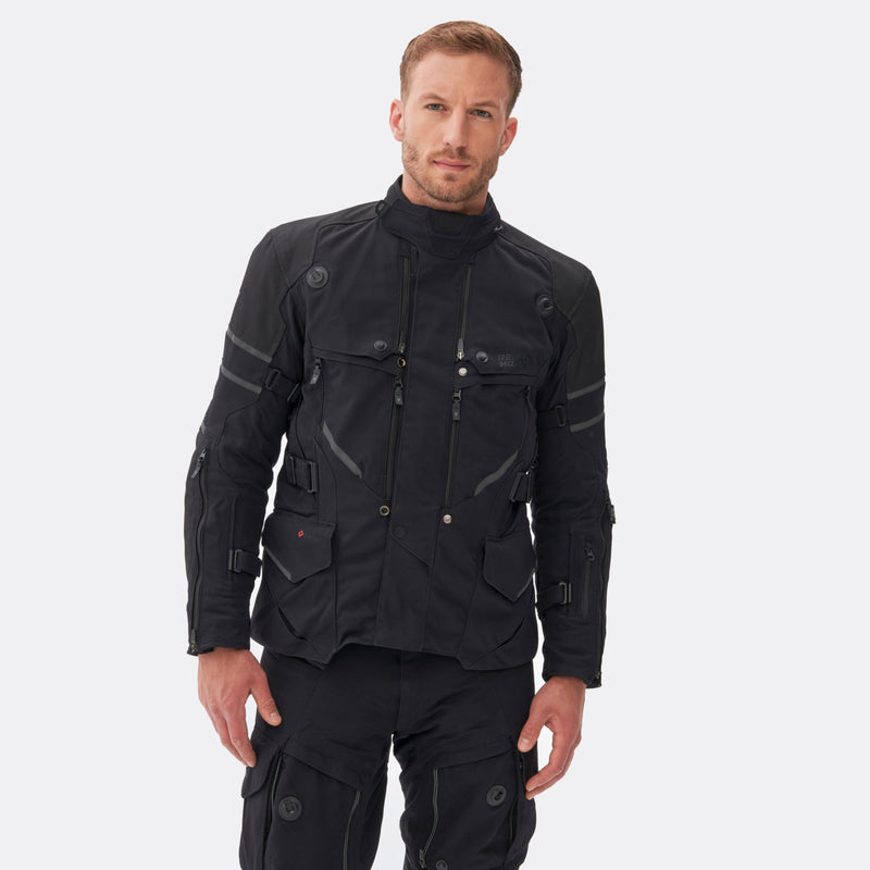Rebelhorn Range Textile Jacket Black FREE UK Delivery, FREE 365 Day Returns | Moto Central
