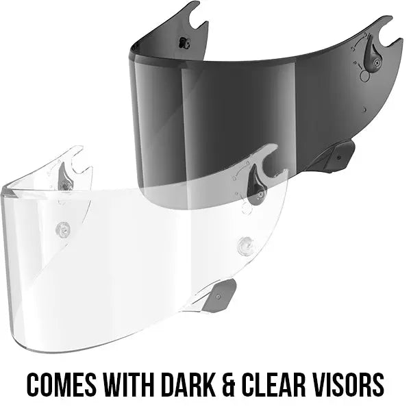 Shark Aeron-GP FIM 2 Speed-Fancy Carbon / White / Red FREE UK Delivery, FREE 365 Day Returns | Moto Central