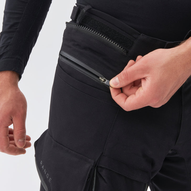 Rebelhorn Range Textile Trouser Black FREE UK Delivery, FREE 365 Day Returns | Moto Central