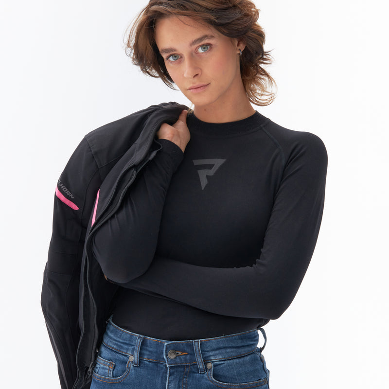 Rebelhorn Freeze 2 Ladies Thermoactive Long Sleeves T-Shirt Black FREE UK Delivery, FREE 365 Day Returns | Moto Central