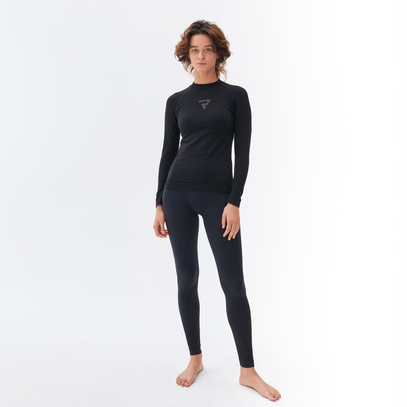 Rebelhorn Freeze 2 Ladies Thermoactive Long Sleeves T-Shirt Black FREE UK Delivery, FREE 365 Day Returns | Moto Central