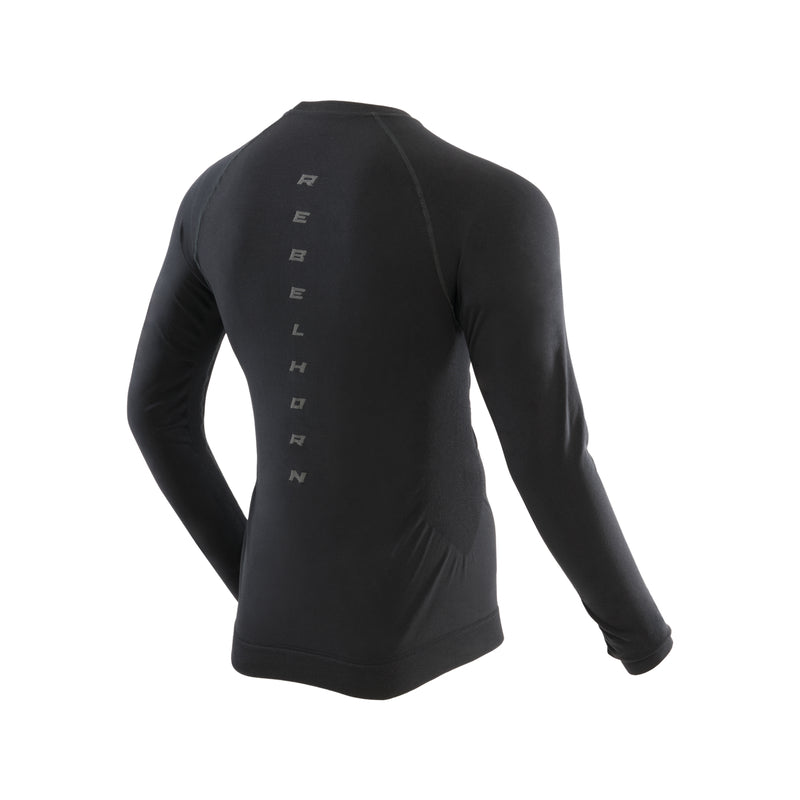 Rebelhorn Freeze 2 Thermoactive Long Sleeves T-Shirt Black FREE UK Delivery, FREE 365 Day Returns | Moto Central