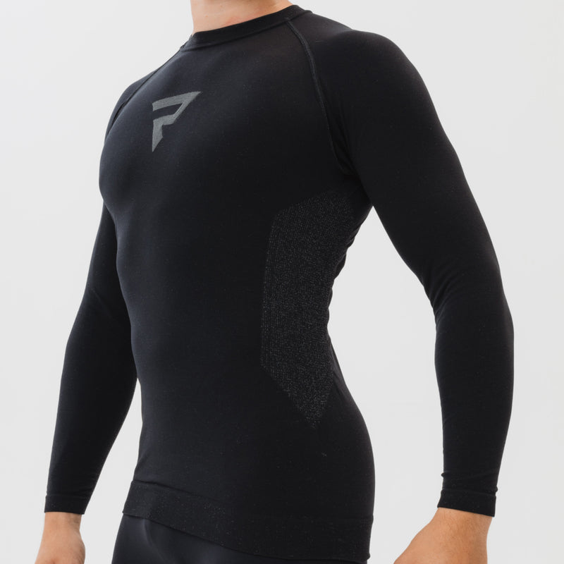 Rebelhorn Freeze 2 Thermoactive Long Sleeves T-Shirt Black FREE UK Delivery, FREE 365 Day Returns | Moto Central
