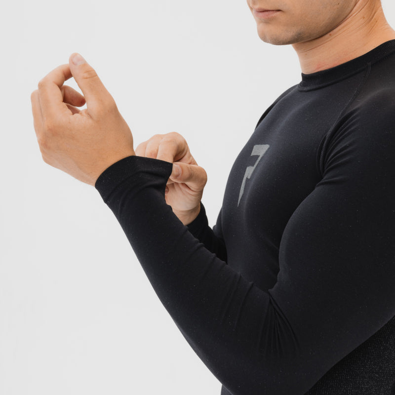 Rebelhorn Freeze 2 Thermoactive Long Sleeves T-Shirt Black FREE UK Delivery, FREE 365 Day Returns | Moto Central