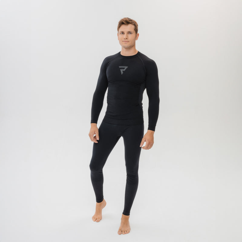 Rebelhorn Freeze 2 Thermoactive Long Sleeves T-Shirt Black FREE UK Delivery, FREE 365 Day Returns | Moto Central