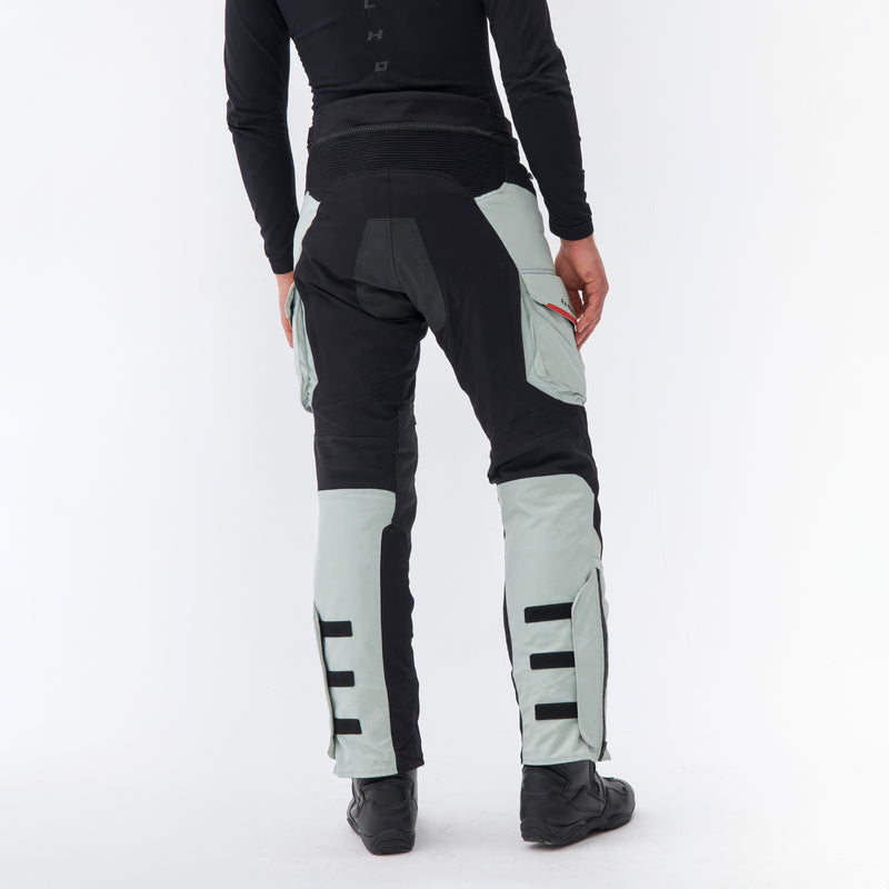 Rebelhorn Range Textile Trouser Grey / Black / Red FREE UK Delivery, FREE 365 Day Returns | Moto Central