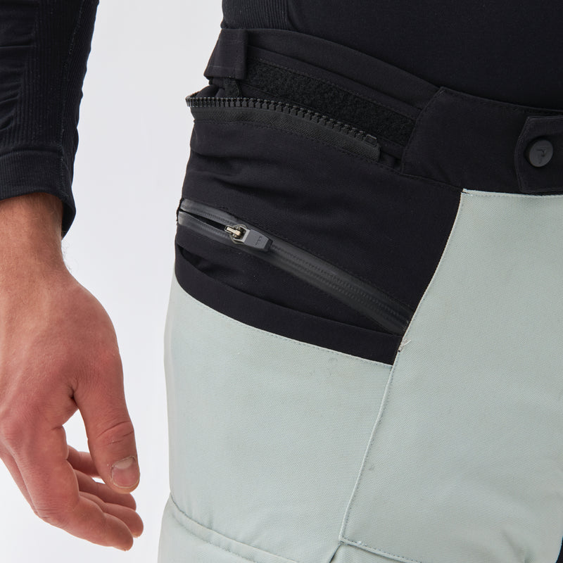 Rebelhorn Range Textile Trouser Grey / Black / Red FREE UK Delivery, FREE 365 Day Returns | Moto Central