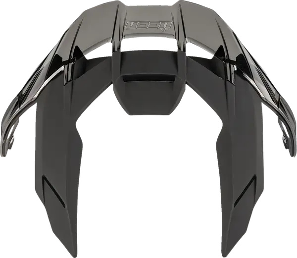 Icon Ultraflite Helmet Spoiler Matt Black - FREE UK Shipping, FREE 365 Day Returns | Moto Central