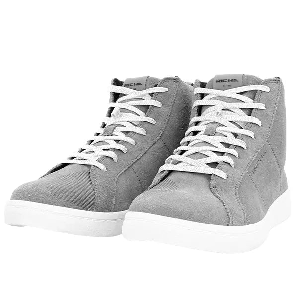 Richa Lewis Waterproof Sneakers Grey FREE UK Delivery, FREE 365 Day Returns | Moto Central