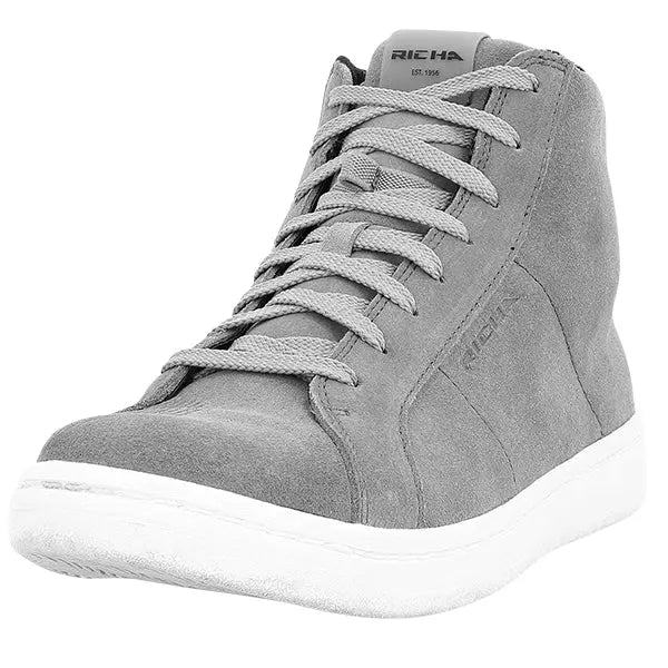 Richa Lewis Waterproof Sneakers Grey FREE UK Delivery, FREE 365 Day Returns | Moto Central