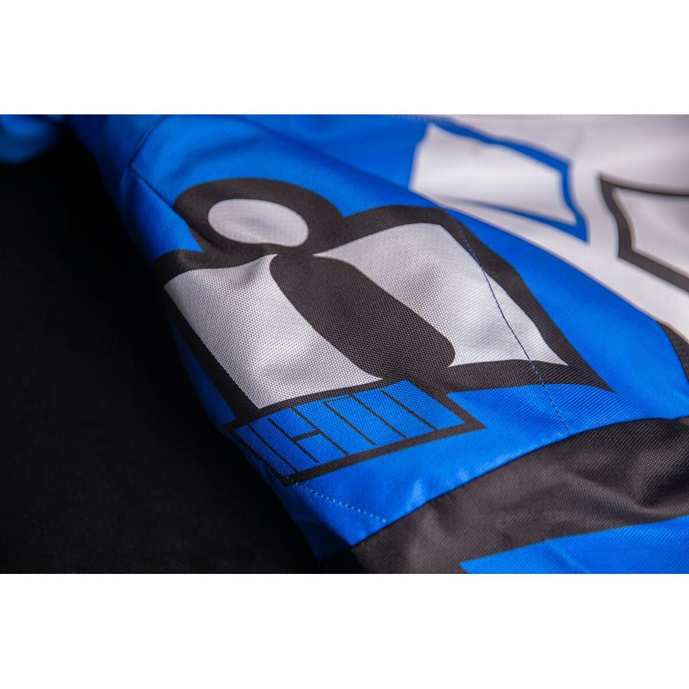 Icon Airform Retro Textile Jacket Blue / White