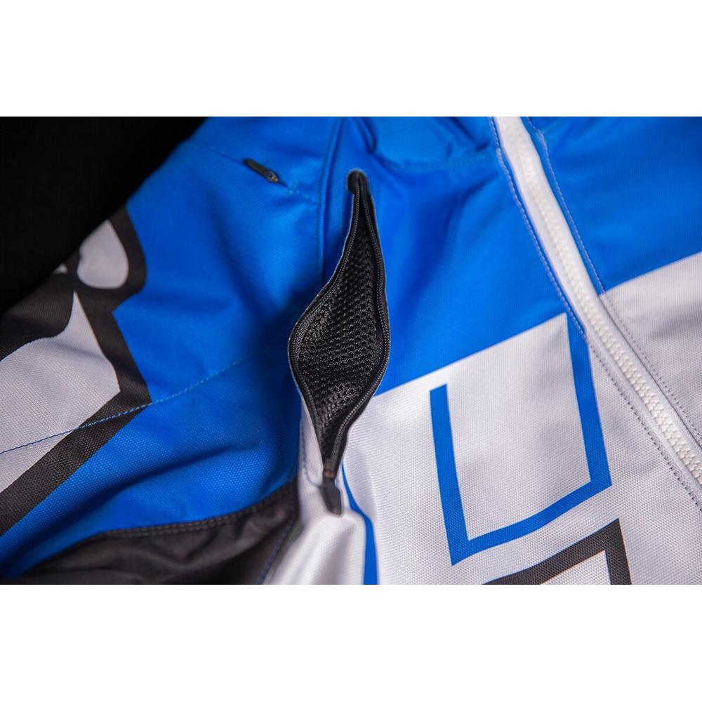 Icon Airform Retro Textile Jacket Blue / White