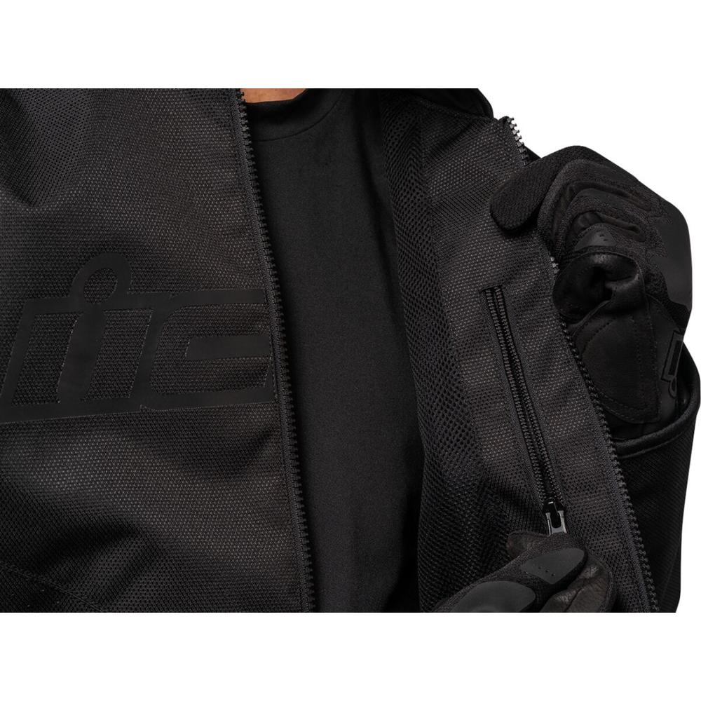 Icon Hooligan CE Textile Jacket Black