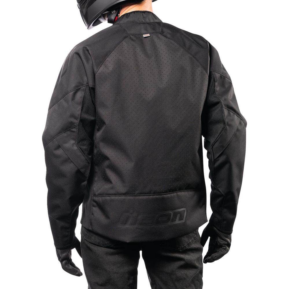 Icon Hooligan CE Textile Jacket Black