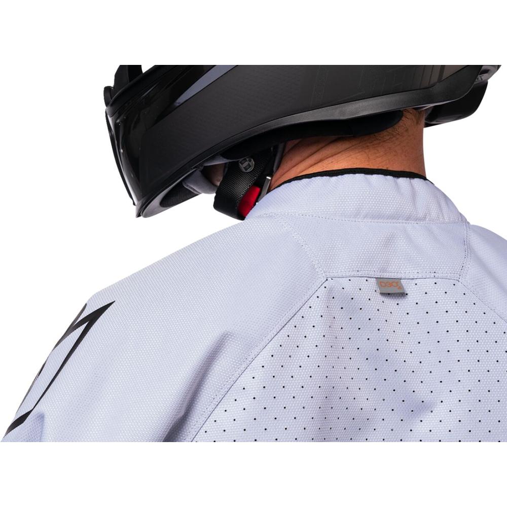 Icon Hooligan CE Textile Jacket White