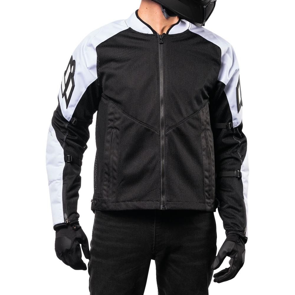 Icon Mesh AF CE Textile Jacket Black / White
