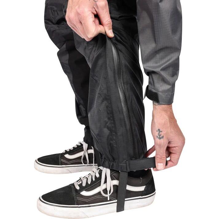 Thrashin Supply Company Mission Rain Trouser Black