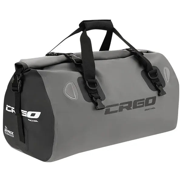 CRGO By Richa Major Bag Grey Black - 40 Liters FREE UK Delivery, FREE 365 Day Returns | Moto Central