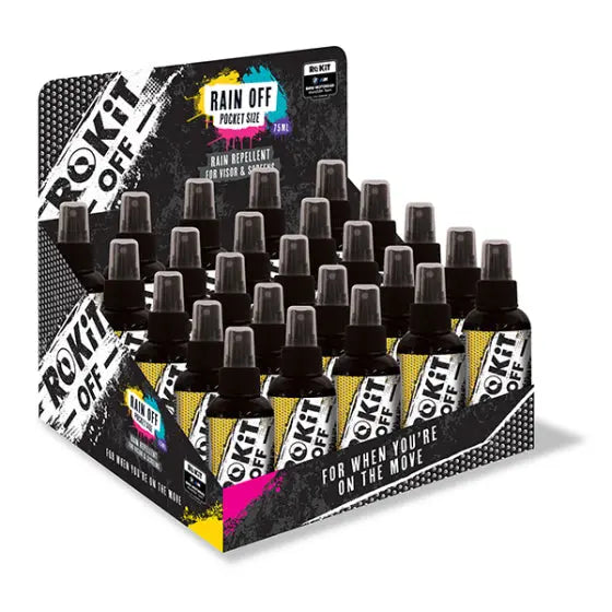 ROKiT Off Rain Off - Pack Of 25 FREE UK Delivery, FREE 365 Day Returns | Moto Central